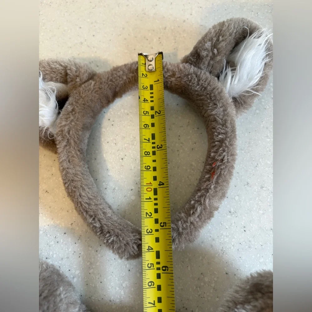 Great Wolf Lodge Plush Brown Animal Ear Headbands (Pair).